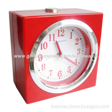 China Latest Novelty Digital Clock with Clock Hands, 2-level Volume for Optional